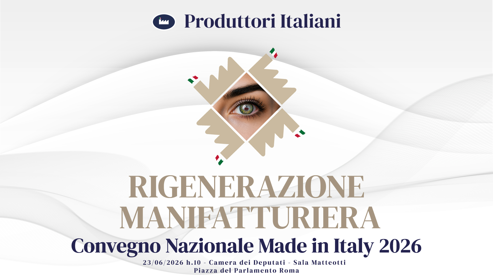 Tappo stampa Convegno Nazionale Made in Italy 2026